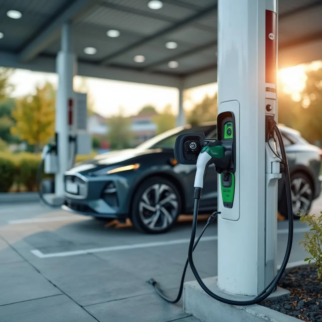 Punto de carga para vehículos eléctricos